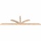 Ekena Millwork Richland Smooth Timber Gable Bracket, Douglas Fir, 108"W x 31 1/2"H x 3 1/2"D x 3 1/2"F, 7/12 Pitch GBW108X31X0404RIC00SDF - alternate 3